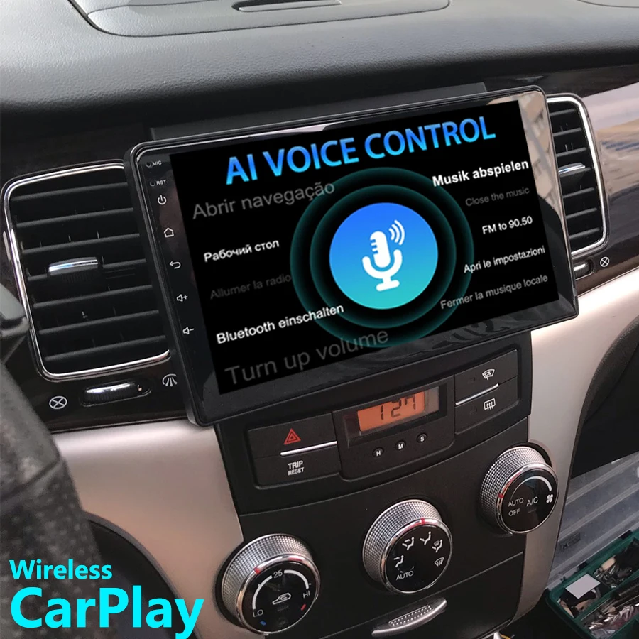 

Беспроводная Автомобильная магнитола CarPlay Android 13 AI, 128 ГБ, GPS-навигация для SsangYong Korando 3 Actyon 2 2010-2013, мультимедийное видео
