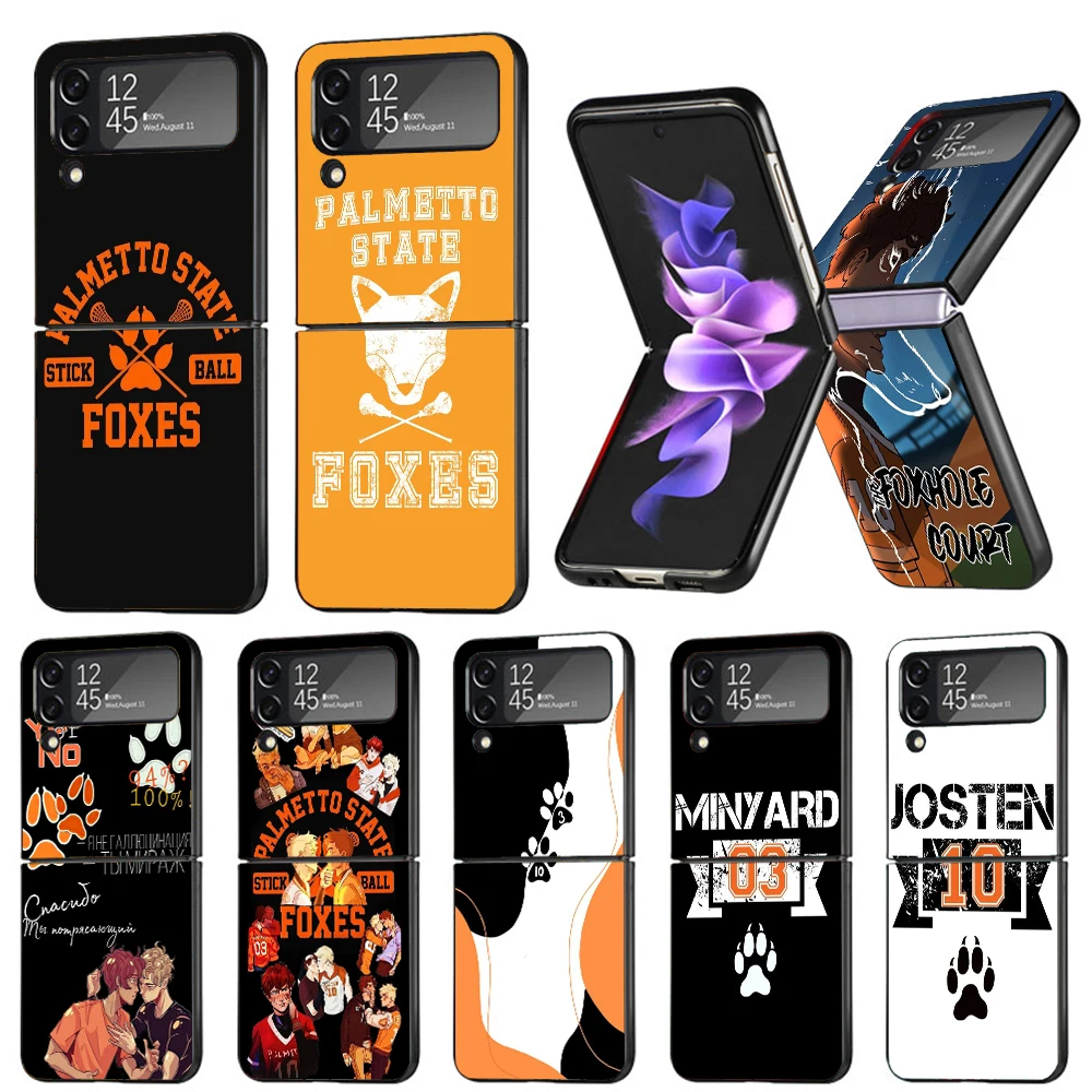 Andreil All For The Game Palmetto State Foxes Cases For Samsung Galaxy Z Flip 4 5 6 3 Z Flip6 Flip4 Flip5 Flip3 ZFlip6 ZFlip5 5G