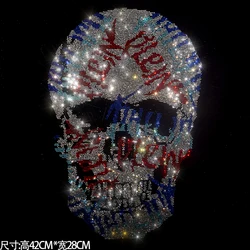 Fashion Hot Diamond Skull Series  Diamond Sequins DIY Clothes T-shirt Decoration Stickers Clothing Accessories