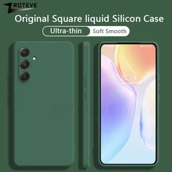 A54 Case ZROTEVE Silky Liquid Silicone Soft Cover For Samsung Galaxy A54 A34 A24 A14 5G A15 A25 A35 A55 A52 s A72 A53 A73 Cases