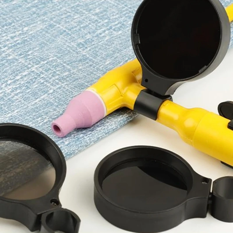Specchio ombreggiante universale per torcia saldatura QQ150A Drosphip ombreggiante autofissante in plastica