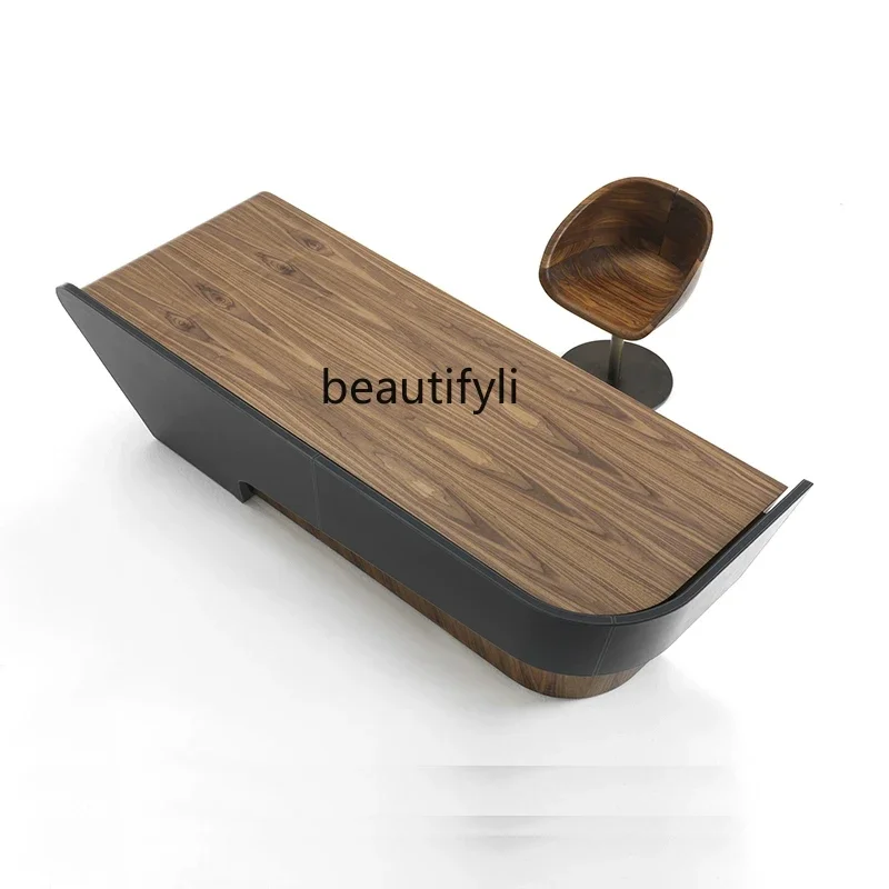 

lbOffice, boss table, simple modern home single person writing, high-end leadership president table