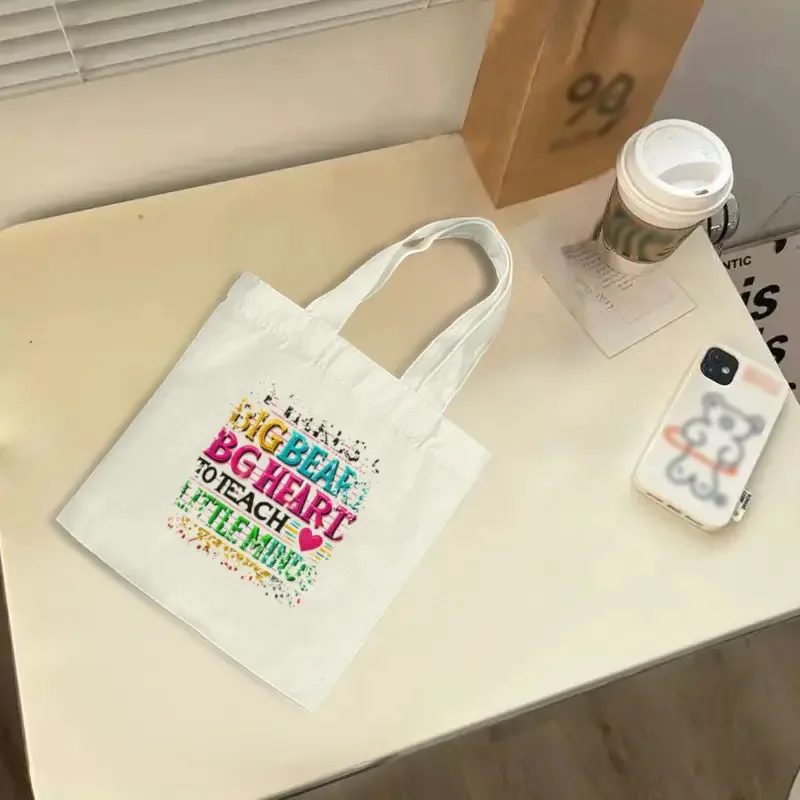 Cute France Eiffel Tower Wine Croissant Graphic Canvas Tote Bag Paris Travel Lover Daily Shoulder Handbag Reusable Shopping Bag