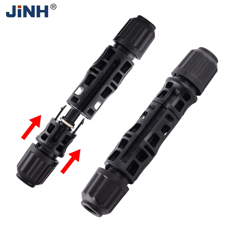 10Pairs Solar DC Photovoltaic Panel Connectors 1000V1500V IP67 Waterproof Snap-in Type PC/PV Insulation Material Cable 2.5-6mm²