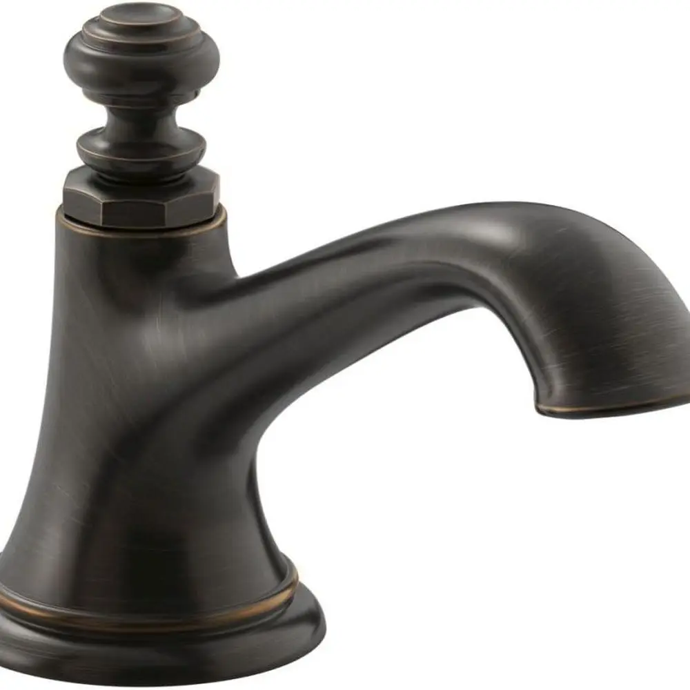 

Oil-Rubbed Bronze Bell-Shaped Bathroom Sink Faucet without Handles