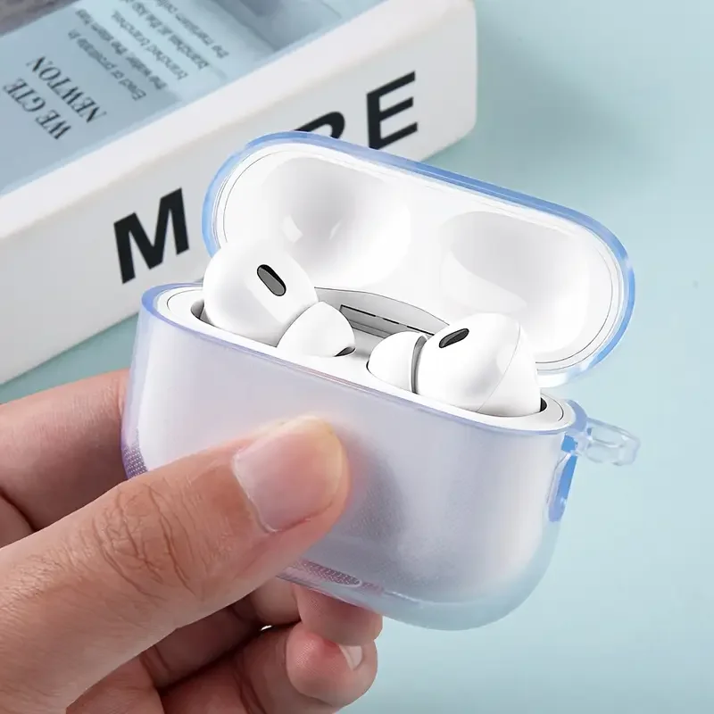 Transparente caso do fone de ouvido para airpods pro 3 2025 macio claro tpu capa para airpods 4 2024 caso à prova de choque para airpods 1 2 3 2021