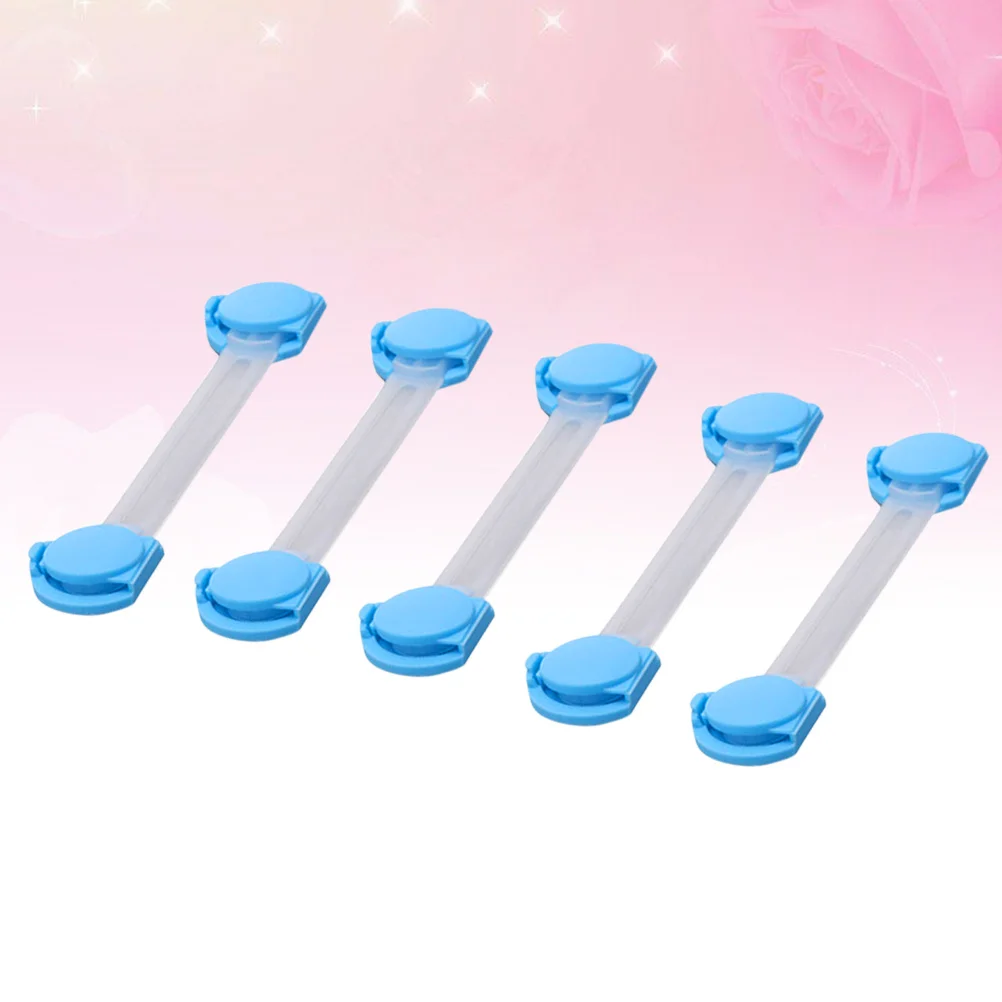 10 قطع من أقفال أمان الأطفال لأقفال خزانة الأطفال لدرج الخزانة والثلاجة وواقي حماية من البولي فينيل كلوريد #6