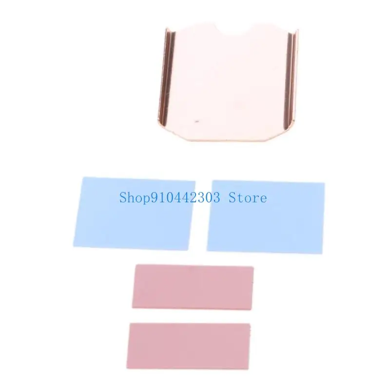 

652F Heatsink Cooling Copper Sheet Thermal Conductivity Wafer Cooler Plate Copper Thermal Pads for Steam-Deck 2230 SN740