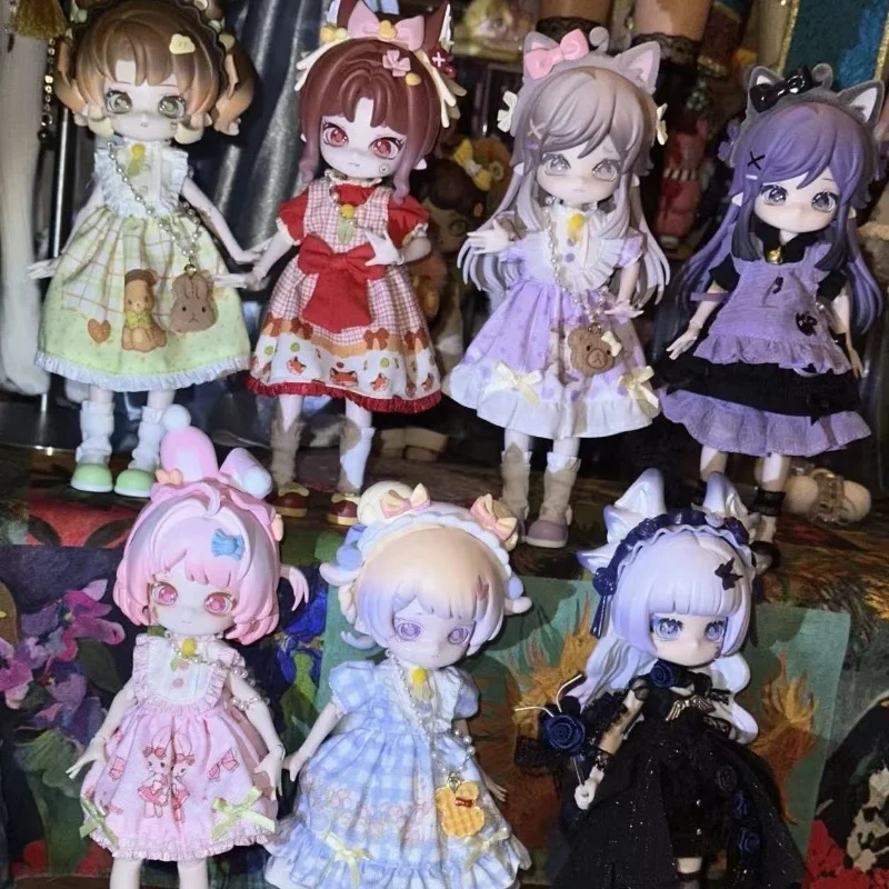 

В наличии подлинная Come4free Mi Sweet Story Fantasy Forest Bjd слепая коробка 12 Cent подвижная кукла настольное украшение модный праздничный подарок