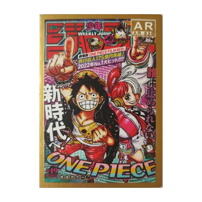 Anime ONE PIECE Rare AR Refraction Foil Luffy Nami Ace Law Franky Robin Zoro Toys for boys Collectible Cards Birthday Present