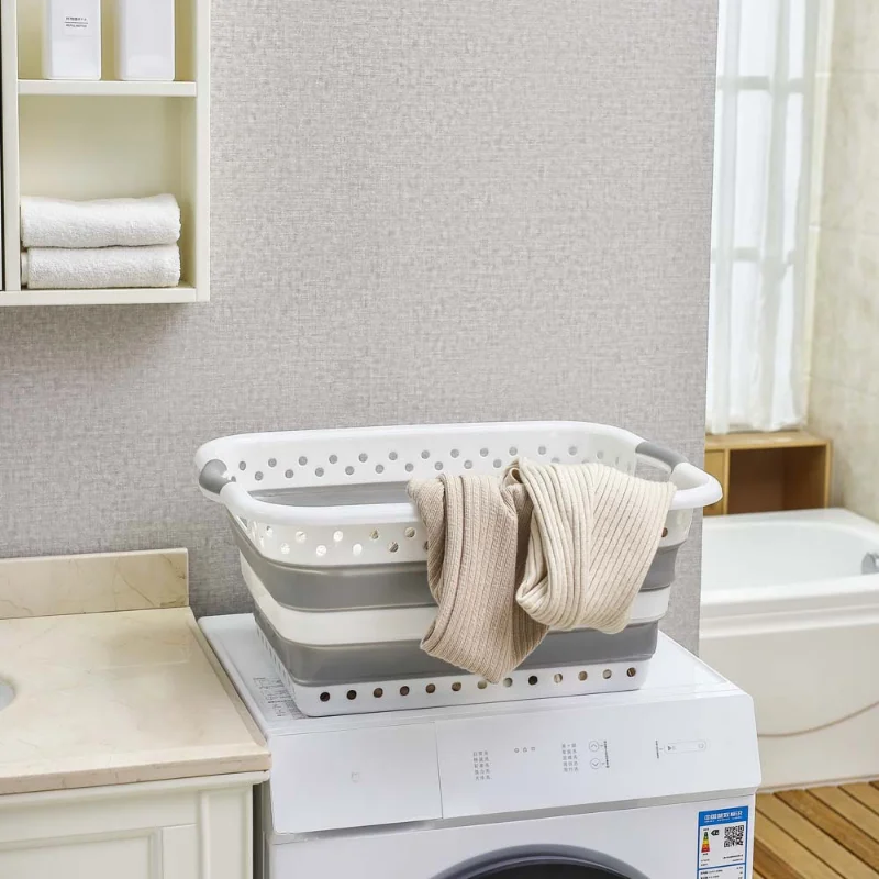 Folding Laundry Basket Multifunctional Folding Laundry Basket Waterproof Folding Dirty Clothes Basket