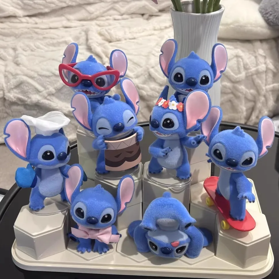 

Stitch Blind Box Hello Stitch Series Blind Box Kawaii Figures Ornament Mystery Box Birthday Gift For Kids Toy
