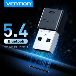 Vention USB Bluetooth Adapter 5.3 5.4 Dongle for PC Speaker Wireless Mouse Keyboard Music Audio Receiver Transmitter Bluetooth