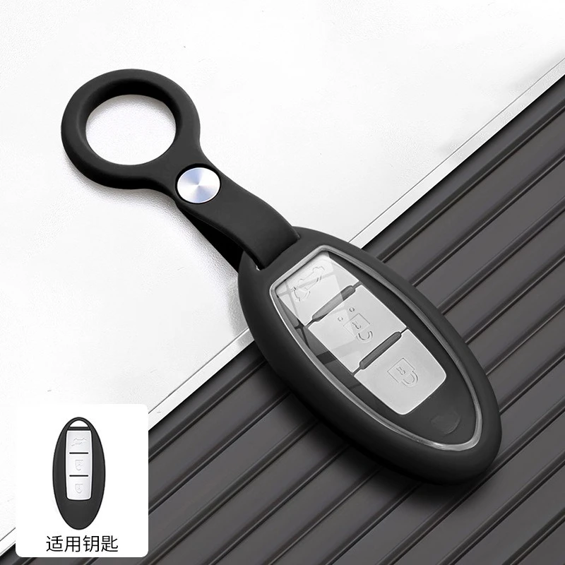 Key Fob Cover for Infiniti Q50 Q50L Q70 Q70L QX50 QX60 QX80 FX35 QX70 Silicone Smart Remote Key Protective Case Car Accessories view 5