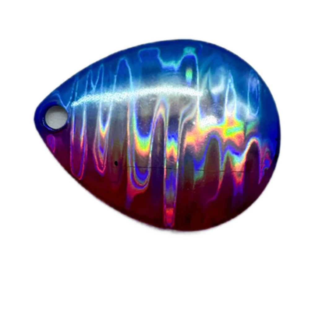 مجموعة شفرات دوارة لصيد الأسماك النحاسية 10 قطعة من الأشعة فوق البنفسجية معدلة لتقوم بها بنفسك دوارات مضمنة سمك السلمون المرقط باس سمك السلمون العين رمادية فاتحة اللون متوافقة #4