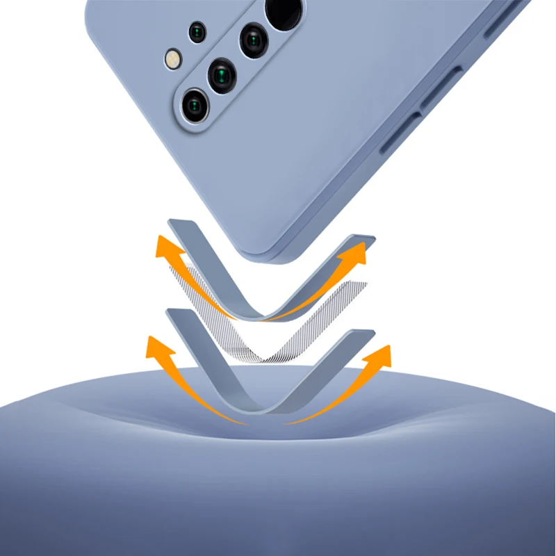 Originele Vierkante Vloeibare Siliconen Leuke Case voor Xiaomi Redmi Note 8 Pro Volledige Beschermende Achterkant Note 8 T Note 8 Pro telefoon Tas