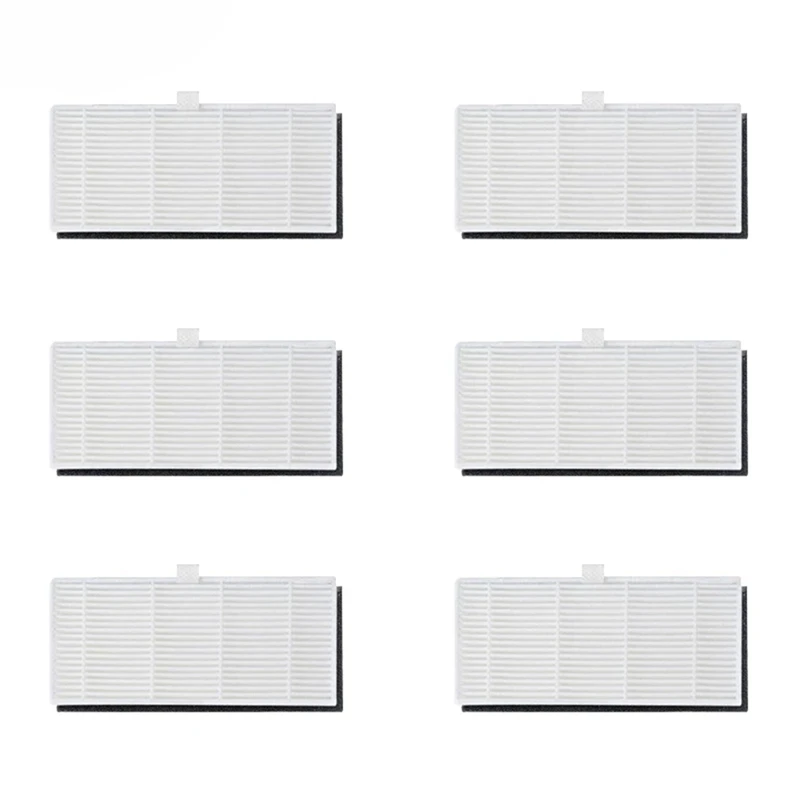 Substituição para Xiaomi Aspirador Robótico, Filtro de Alta Qualidade, Filtro Hepa, Acessórios, Lydsto R1, 6Pcs