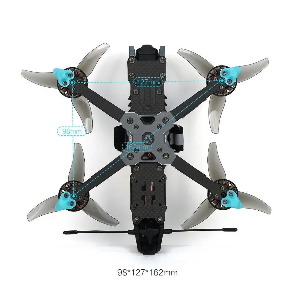 

Axisflying MANTA 3.6" 6S FPV Kit - O3 Air Unit Argus Mini Stack C224 2750KV GemFan 3.6 Props for Freestyle/Racing
