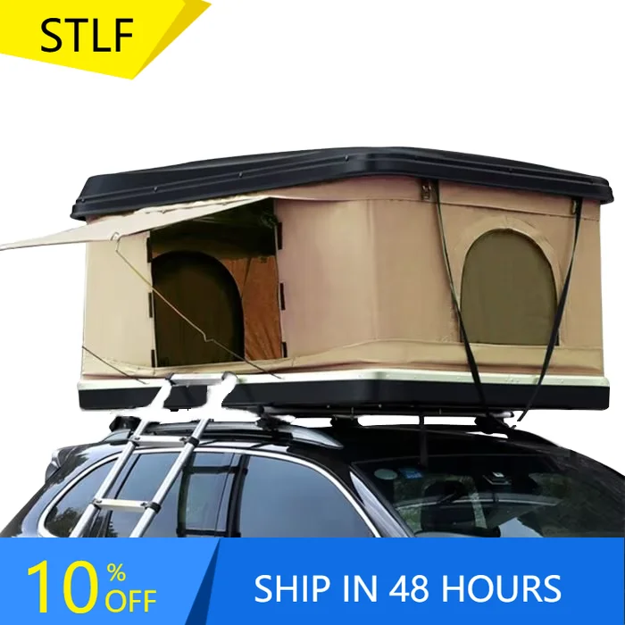 

STLF Outdoor Four-season Tent Roof Tent, Waterproof Sunscreen Pop-up Awning, Hard Shell Roof Tent, Luxury Camping Tent