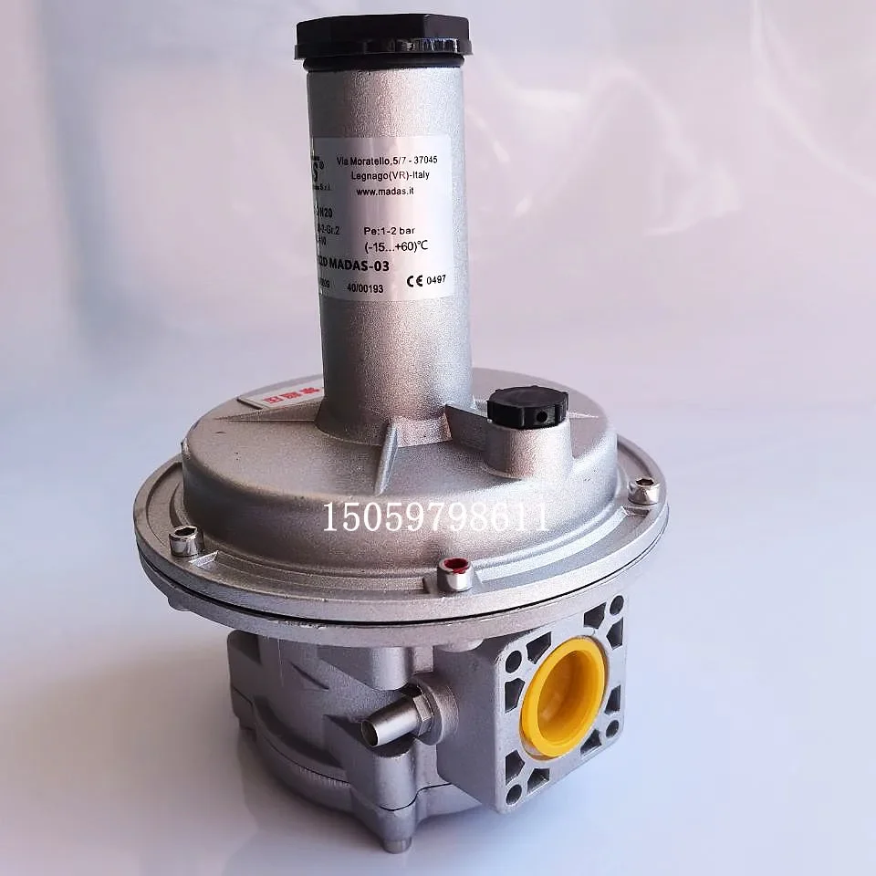 2025.5 Italy MADAS Gas Pressure Regulating Valve RG/2MC RG/2MCS Combustion Engine Pressure Reducing And Stabilizing Valve 2BAR 5