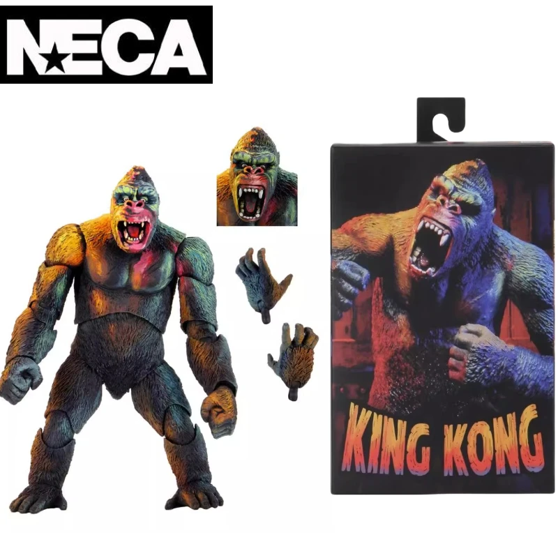 In Stock NECA Original King Kong Illustrated VER Ultimate 7IN Action Figures Collection of Gifts To The Boy