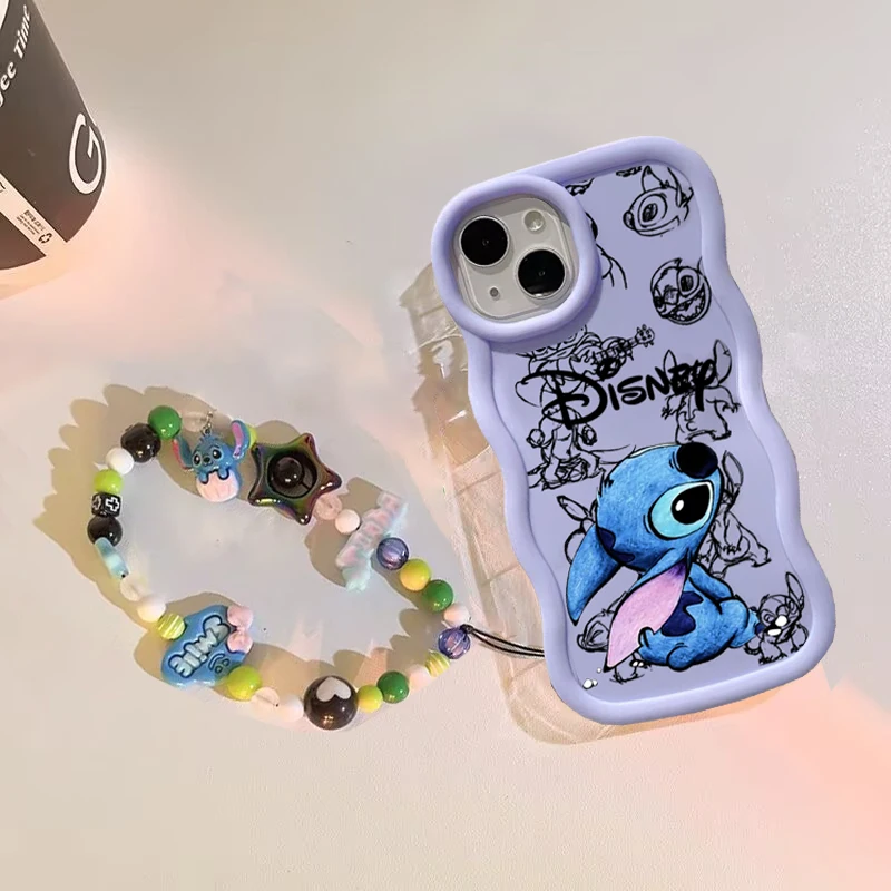 Funda de teléfono con cadena de Ángel de punto 3D para VIVO Y400 Y15S Y36 Y29 Y28 Y22S Y38 Y03 Y17S Y100 V25 V50 V30 V29 V29E V27 Pro