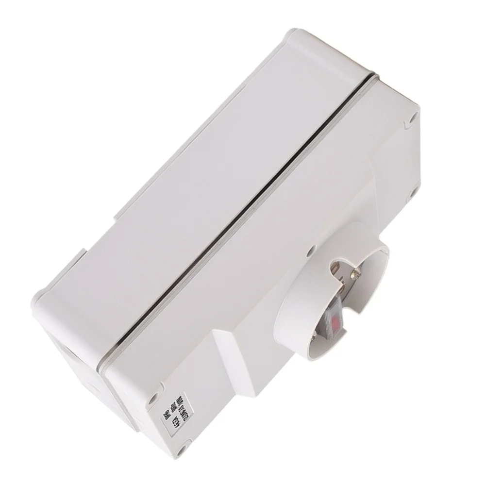 Waterproof Enclosure for 3-Pole For circuit Breaker Supporting Three-Phase Motor Protection with AC380V and ABS Construction