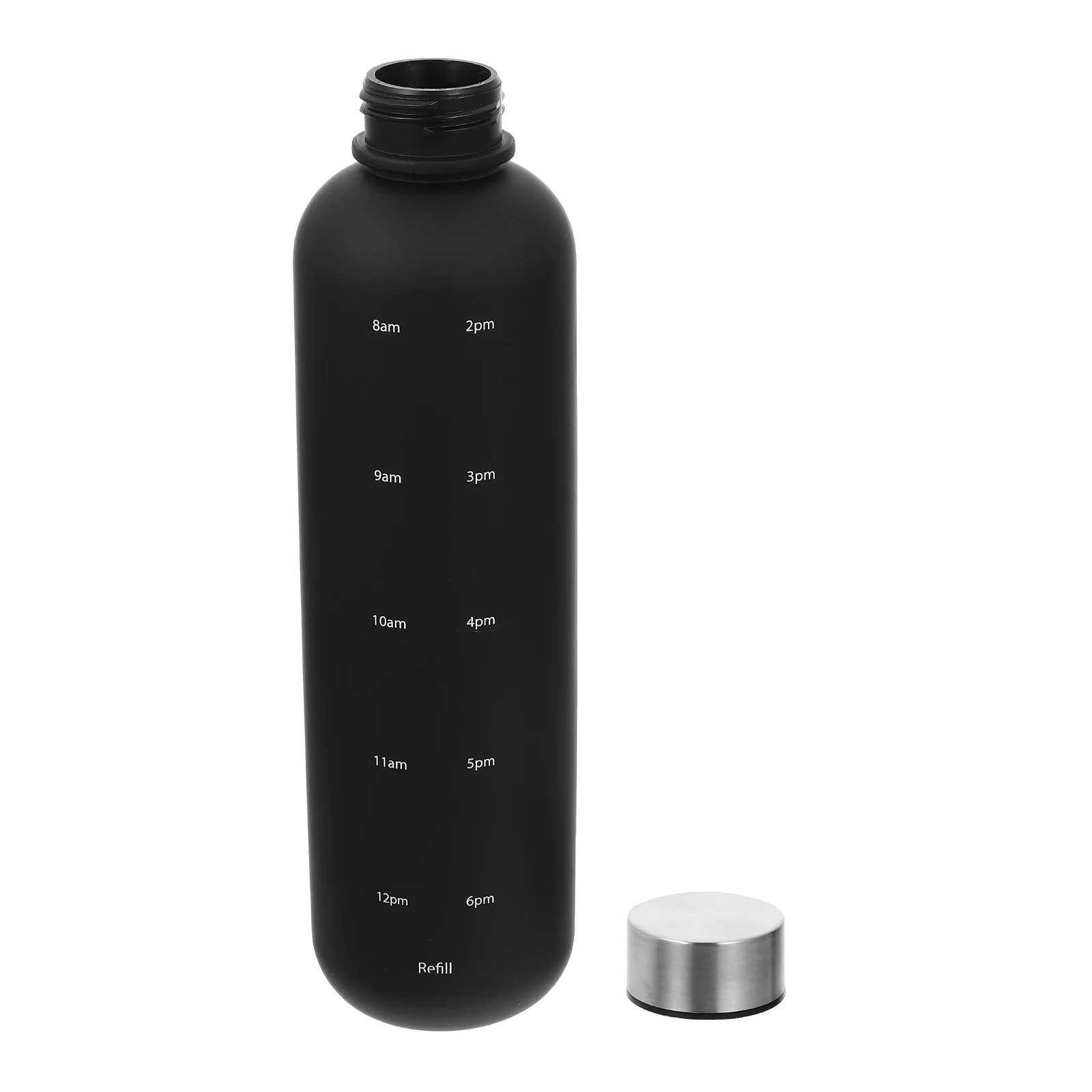 

Portable 1000ML Outdoor Sports Cup Stainless Steel Lid Durable Plastic Wear Resistant Water Bottle Camping Hiking Fitness Travel