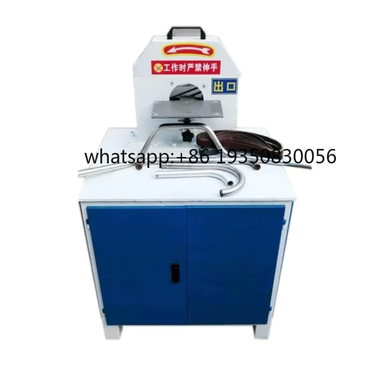 

2026-Faucet Automatic Polishing Machine Elbow Belt Sander Steel Pipe Descaling Equipment Small Round Pipe Elbow Drawing Machine