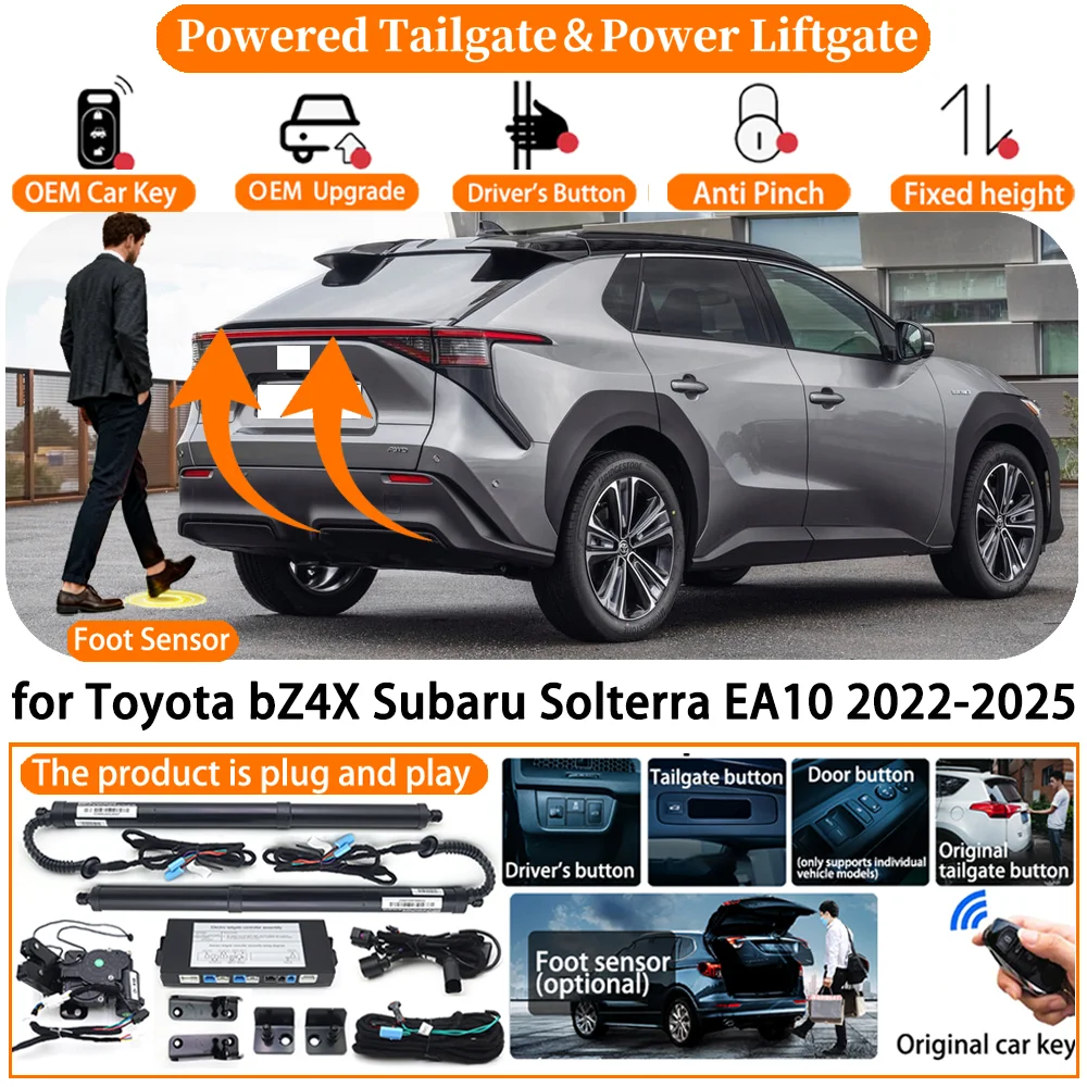 

Car Smart Powered Tailgate system for Toyota bZ4X Subaru Solterra EA10 2022 2023 2024 2025 Automatic Electric Power Tailgate kit