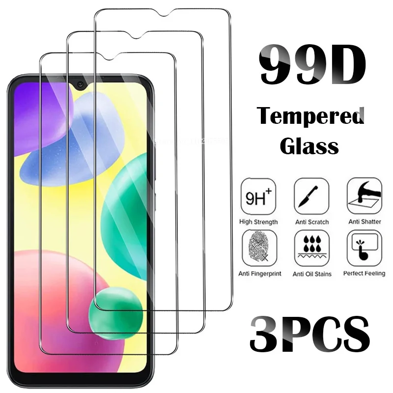 

3Pcs Tempered Glass for Xiaomi Redmi Note 7 8 9 10 11 12 13 Pro 8T 9S 10S 11S Screen Protector for Redmi 7A 8A 9A 9C 9T 10A 10C