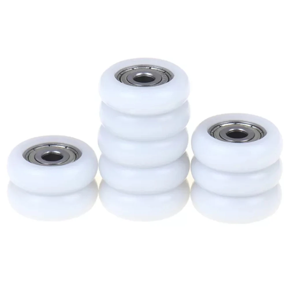 8/10Pcs Shower cabin rollers Replacement Runner Wheels 19/23/25mm Wheel Diameter 5/6mm Hole For shower cabin  Enclosures Steam