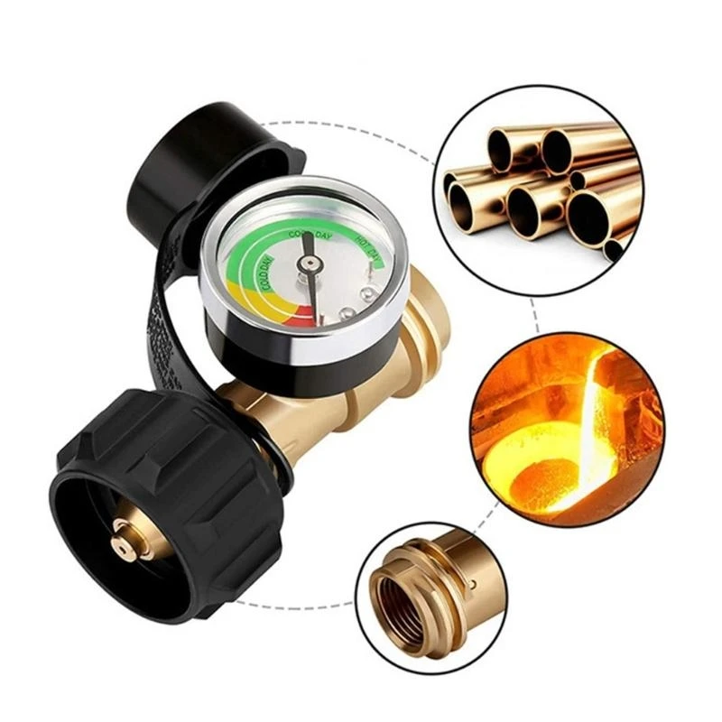 

97QC Утечка детектора пропана Индикатор уровня пропана для пропанового обогревателя, пожарной ямы, газовой гриль