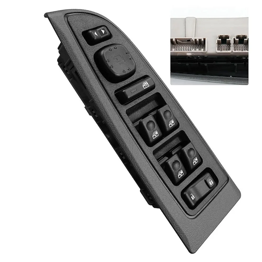 

Переключатель управления стеклоподъемником двери водителя, внутренняя электрическая схема, замок безопасности, усиленные компоненты, как показано на фото