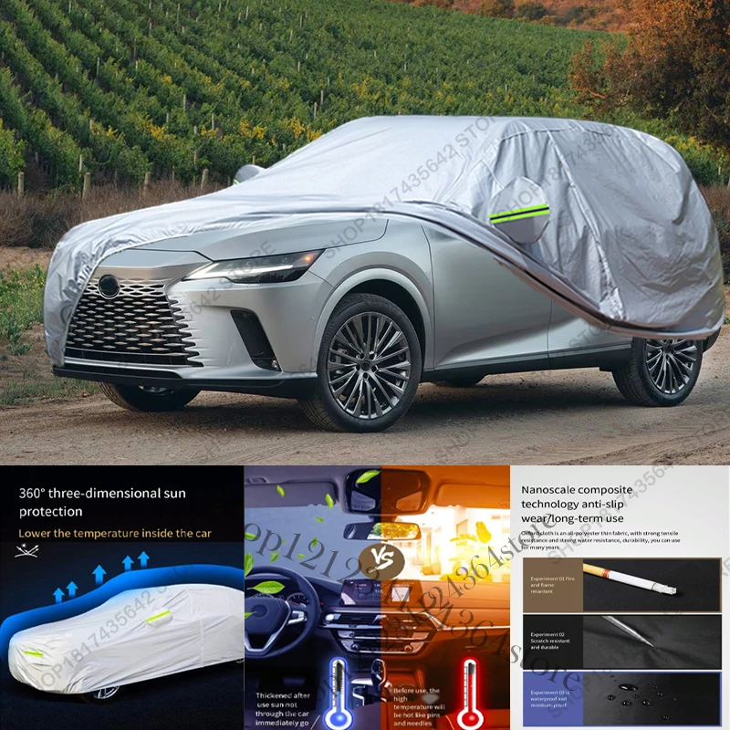 Full Car Cover Compatible with Lexus RX 2023-2025 All-Weather Sun Rain UV Dust Proof Rain Outdoor Indoor Protect