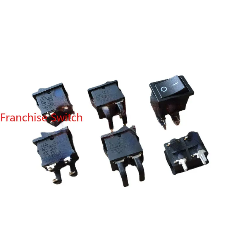 10PCS Rocker Switch RS601D Ship Type  4-pin 2-speed Curved  Hole 19X13