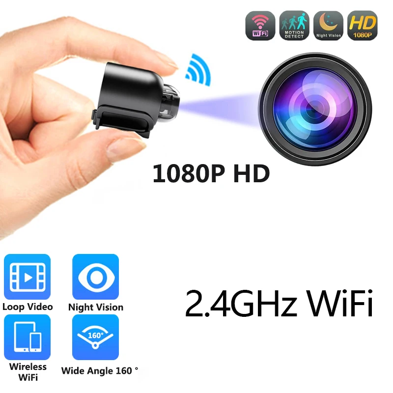 

X5 WiFi Webcam 1080P HD Indoor Security IP Camera IR Night-vision Video Recorder Anti-theft Remote Monitor usb camera