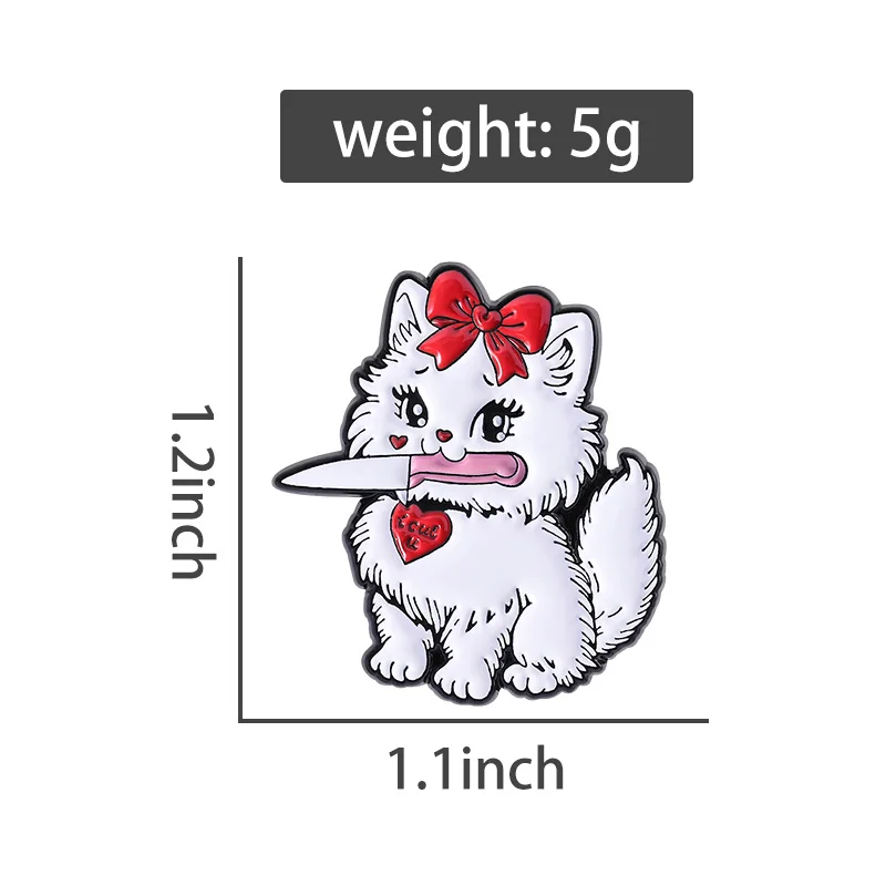 Regenbogen Katze Emaille Pins Cartoon Japanische Anime Mädchen Cowboy Brosche Revers Abzeichen Nette Lustige Memes Schwarz Kätzchen Schmuck Geschenk – Detail 10