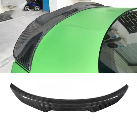 VACOMUL Carbon Rear Spoiler Car Wing for BMW 1 Series E82 1M Coupe 2008-2012 Carbon Look Rear Deck Spoiler Gloss Black