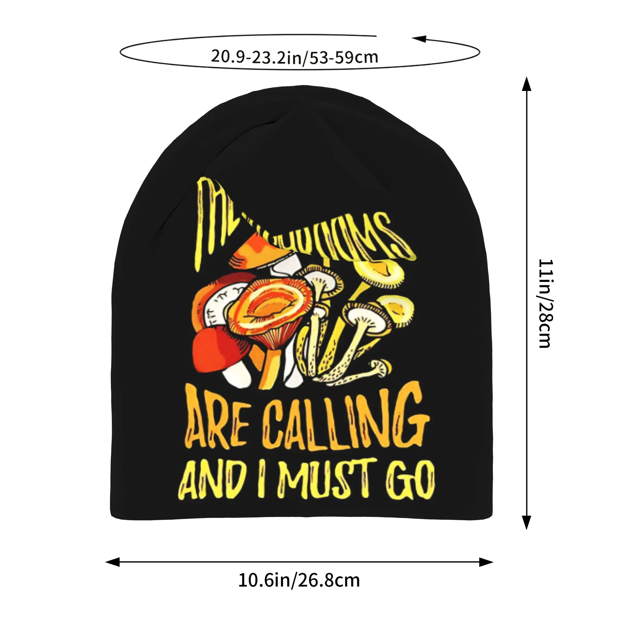 Lightweight Mushrooms Are Calling Slouchy Beanie for Men Women Hiking Skull Cap