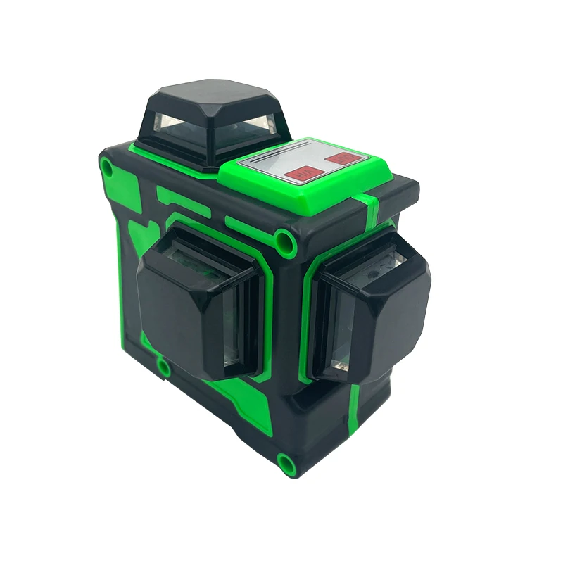 High Accuracy 360° Self-Leveling 4D Green Beam Laser Level CG2300 with 12 Lines Factory Rotating Cross Line Laser Level