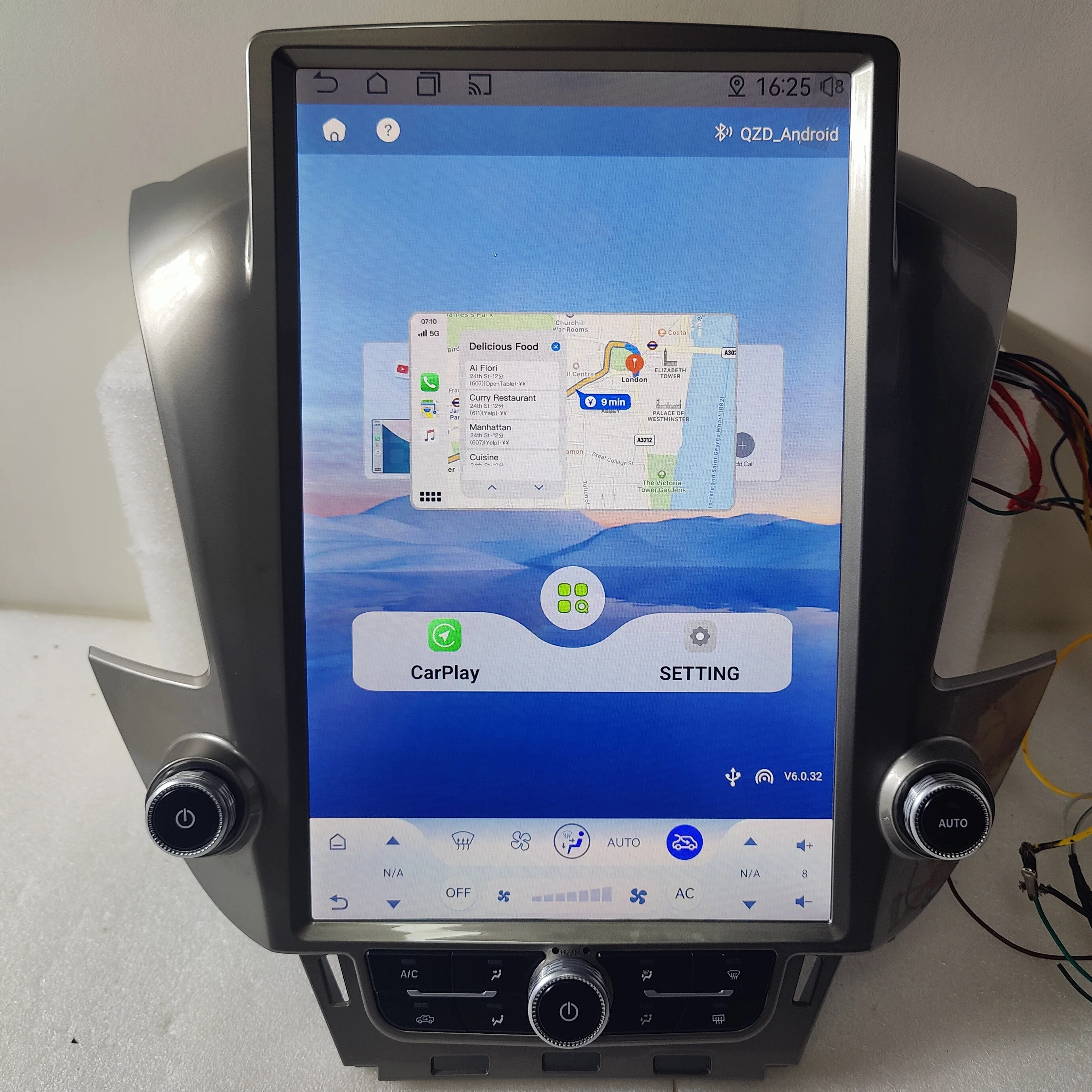 Pantalla táctil HD de 14,5 pulgadas Android 14 Carplay para Chevrolet Suburban 2014-2020 reproductor de Radio estéreo Multimedia para coche navegación GPS