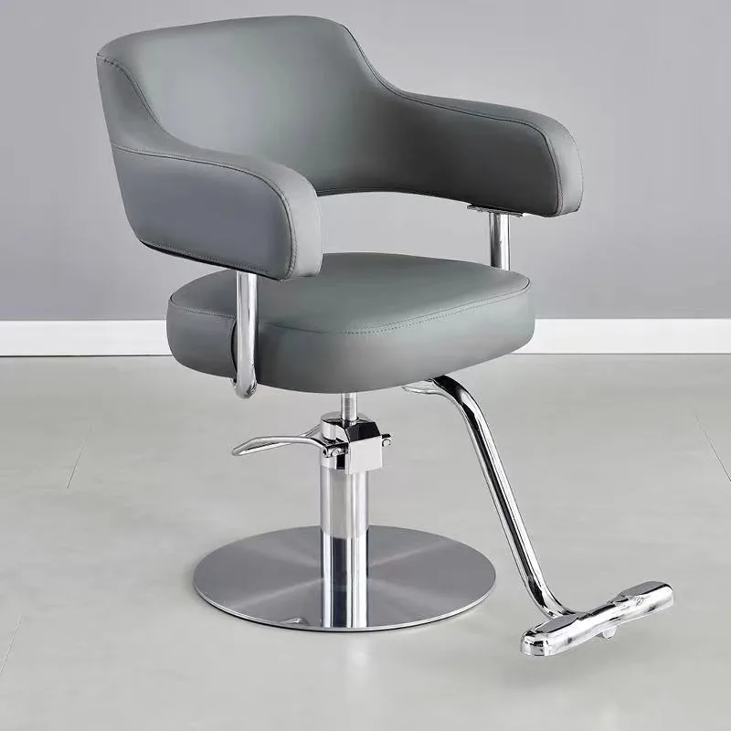 Elegante elegante barbeiro moda organizador beleza ergonômica cadeira de barbeiro estética confortável sillas minimalistas móveis