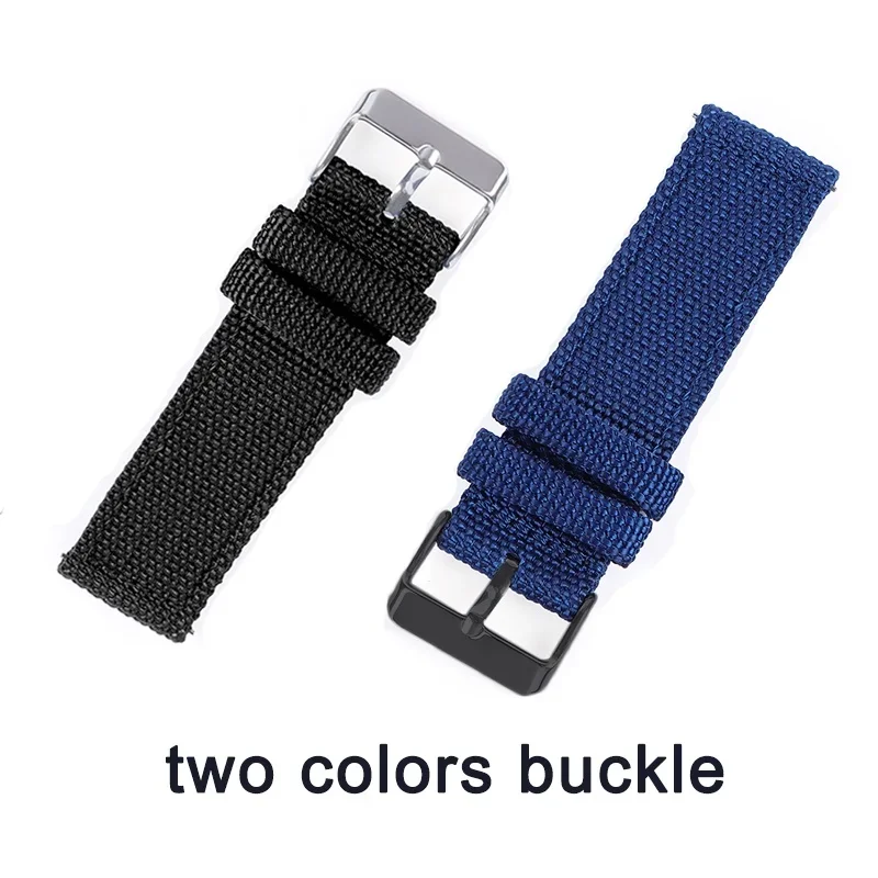 Nylon Watch Strap 18mm 20mm 22mm 24mm Quick Release Canvas Watchband Universal Replacement Wrist Band for Women Men\'s Bracelet