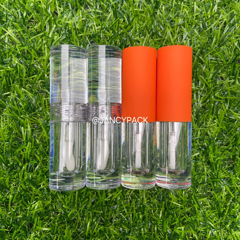 

Empty Lip Gloss Tubes,DIY Rose Gold Portable Plastic Elegant Liquid Lipstick Container Clear Lipgloss Sample Bottle Custom Logo