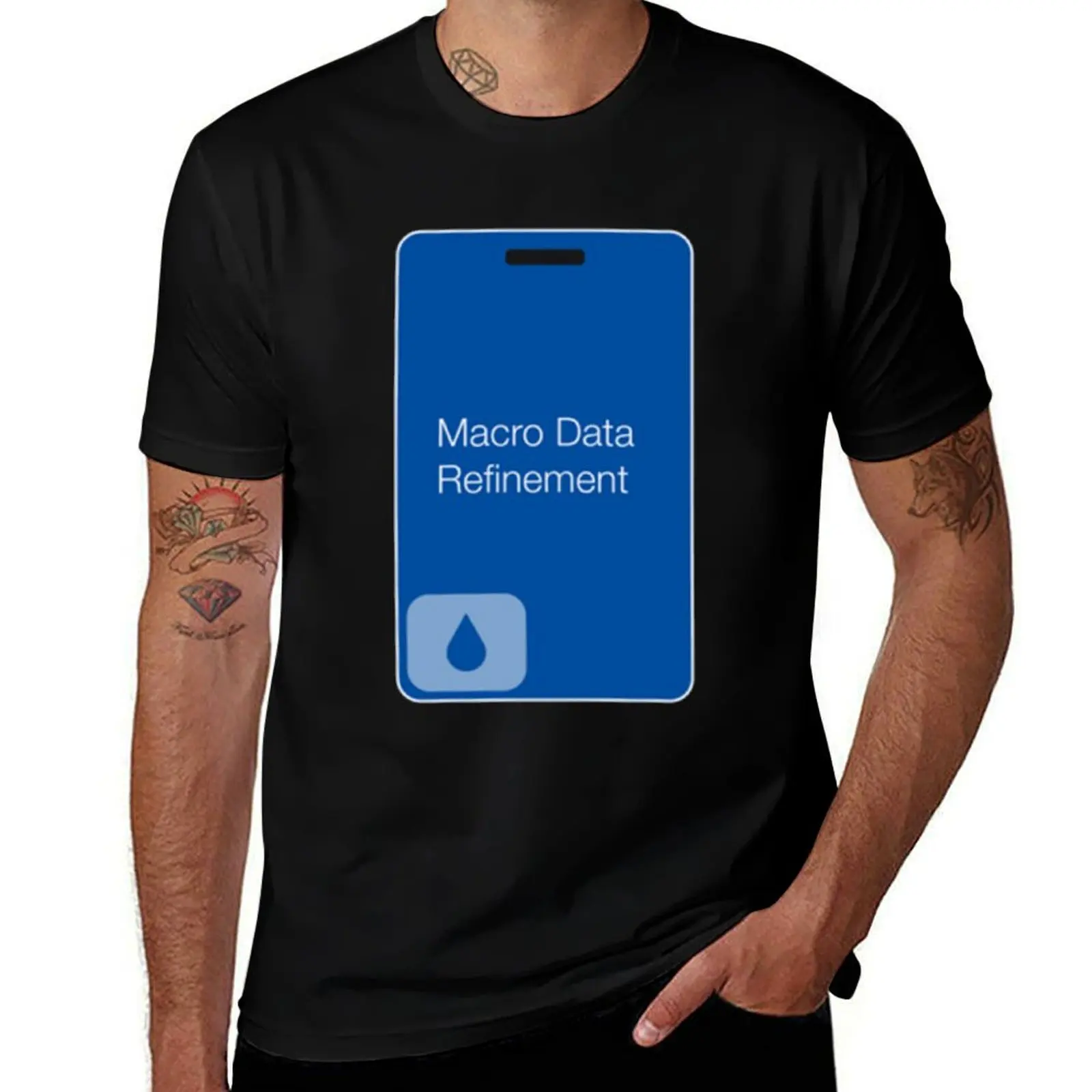 

Severance Macro Data Refinement keycard with text T-Shirt baggy shirts T-shirts man custom t-shirts mens t shirts