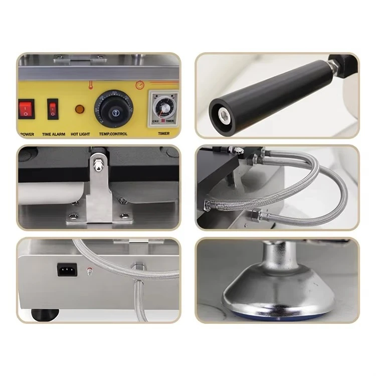 110V/220V 1.56 KW Espresso Mug Biscuit Cookie Tea Cup Waffle Maker Machine With Edible Coffee Cup Shape