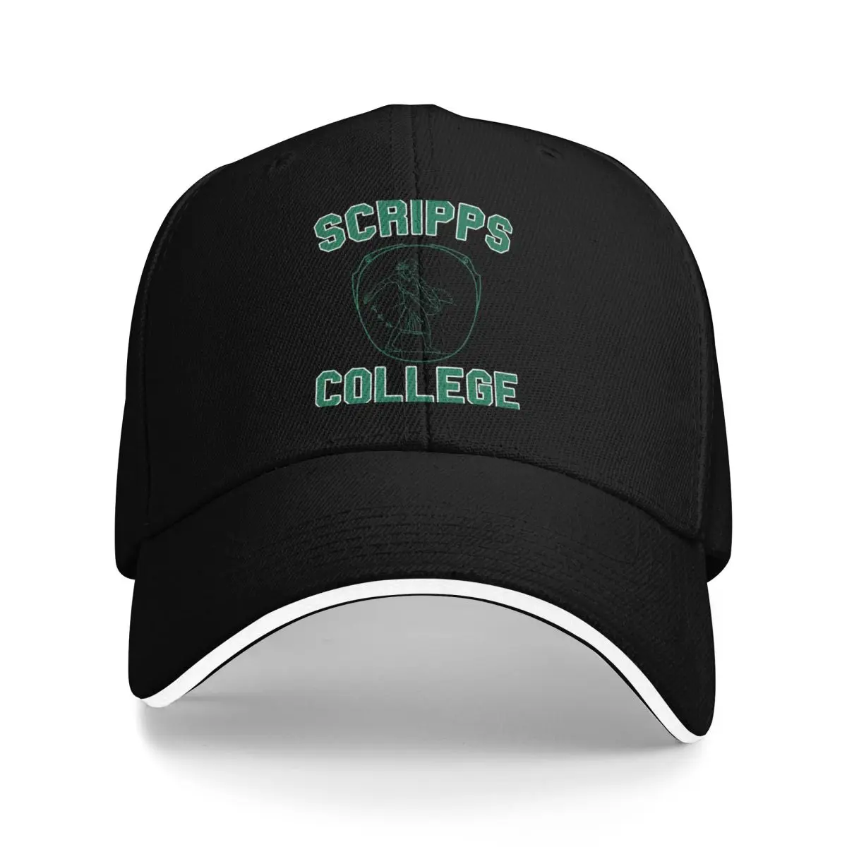

scripps college vintage green logo Baseball Cap Beach Bag Anime Hat Men Golf Wear Women's