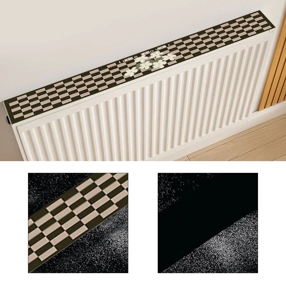Effortlessly Maintain Cleanliness in Your Home with a Magnetically Attached Radiator Dust Cover in Elegant Design