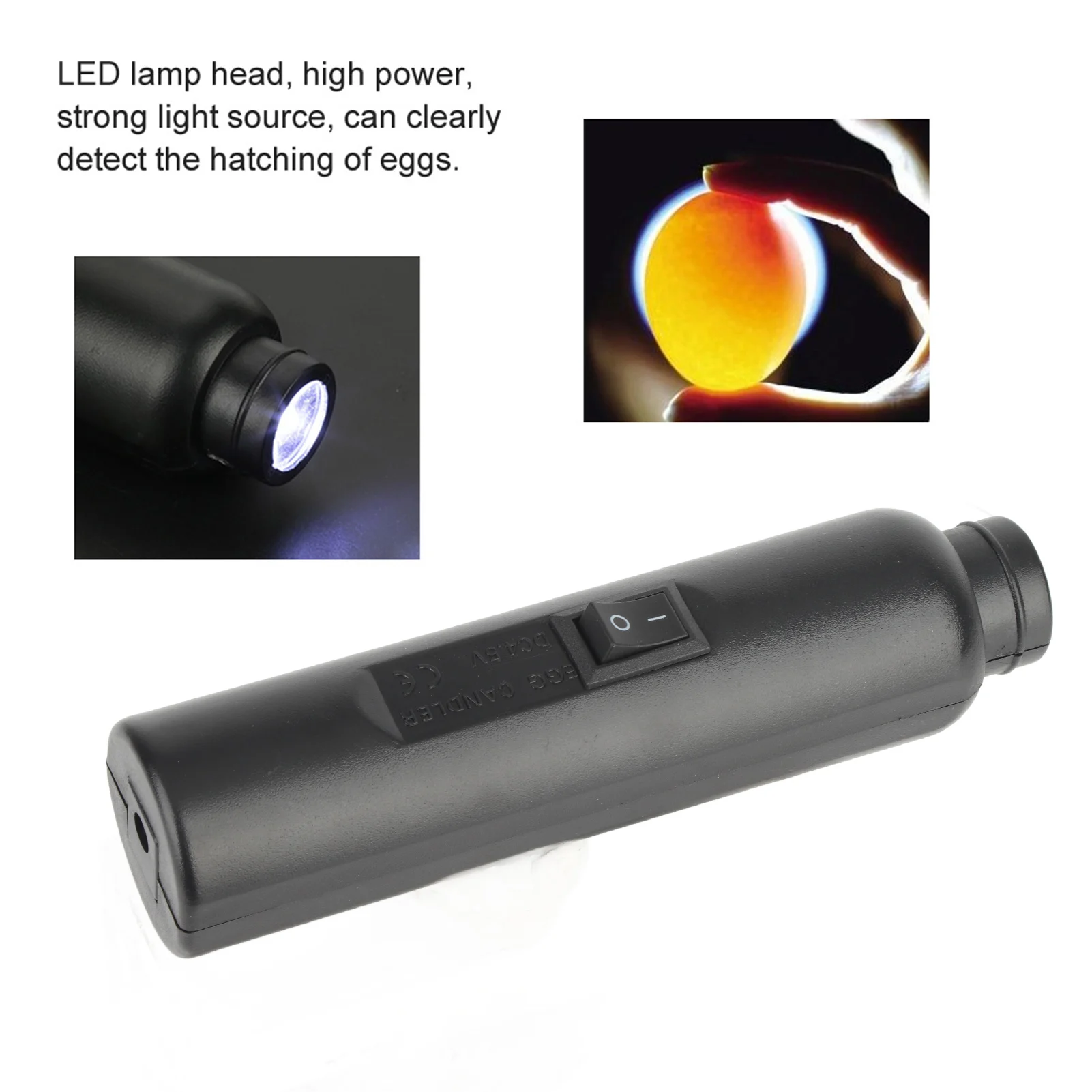 LED Light Egg Candler Tester Auto Mini Lighting Incubator For Experiment Exclusive LED Light Egg Tester Auto Light Egg Incubator